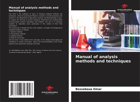 Manual of analysis methods and techniques
