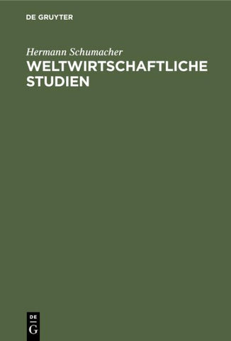 Weltwirtschaftliche Studien