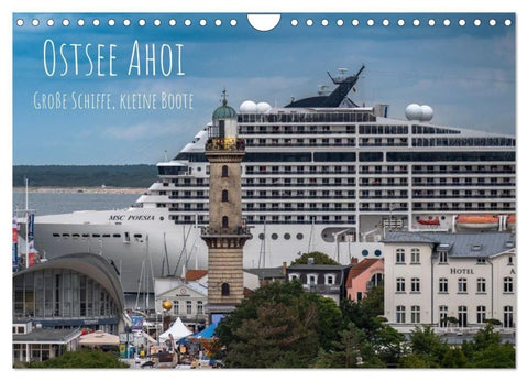 Ostsee Ahoi - Große Schiffe, kleine Boote (Wandkalender 2027 DIN A4 quer), CALVENDO Monatskalender
