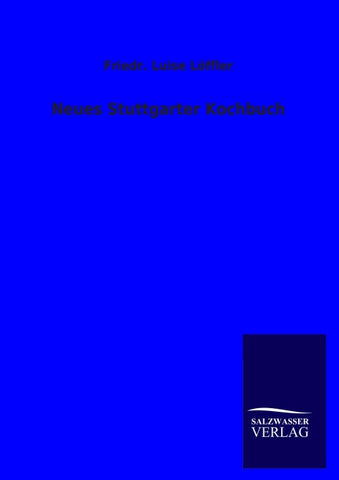 Neues Stuttgarter Kochbuch