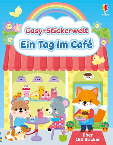 Cosy-Stickerwelt: Ein Tag im Café