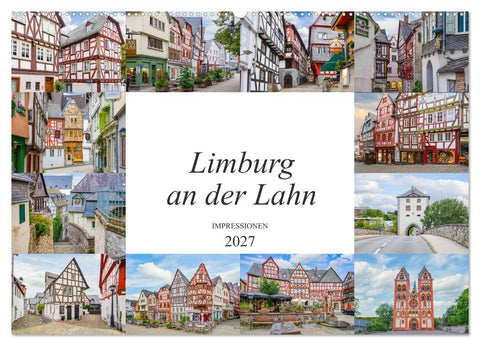 Limburg an der Lahn Impressionen (Wandkalender 2027 DIN A2 quer), CALVENDO Monatskalender