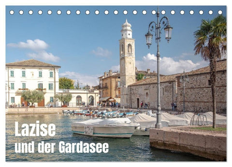 Lazise und der Gardasee (Tischkalender 2026 DIN A5 quer), CALVENDO Monatskalender