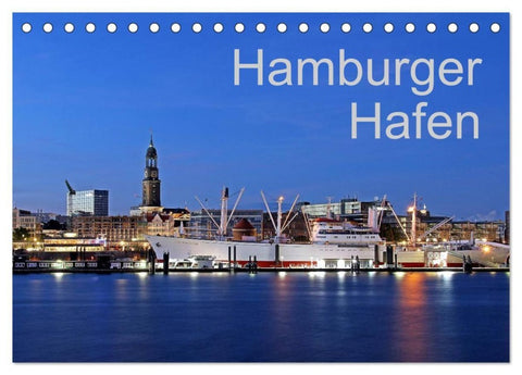 Hamburger Hafen (Tischkalender 2027 DIN A5 quer), CALVENDO Monatskalender