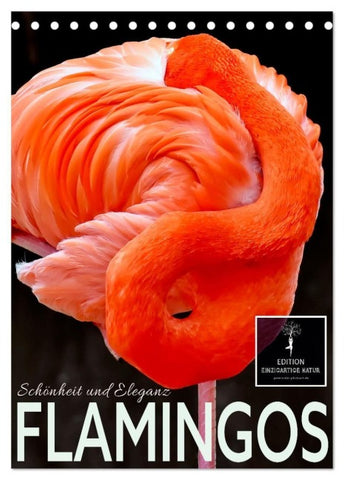 Flamingos - Eleganz und Schönheit (Tischkalender 2027 DIN A5 hoch), CALVENDO Monatskalender
