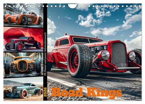 Road Kings (Wandkalender 2026 DIN A4 quer), CALVENDO Monatskalender
