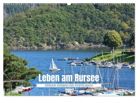 Leben am Rursee (Wandkalender 2027 DIN A2 quer), CALVENDO Monatskalender
