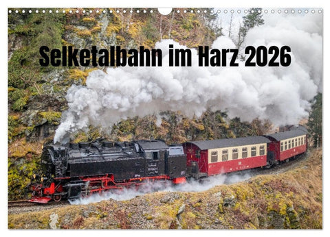Selketalbahn im Harz (Wandkalender 2026 DIN A3 quer), CALVENDO Monatskalender
