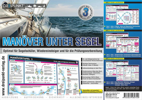 Info-Tafel-Set Manöver unter Segel