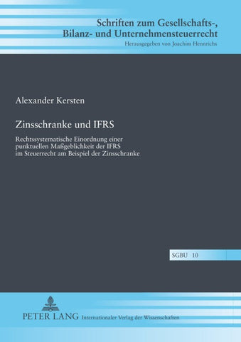 Zinsschranke und IFRS