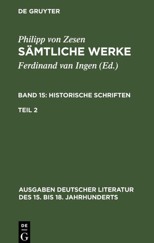 Historische Schriften. Zweiter Teil