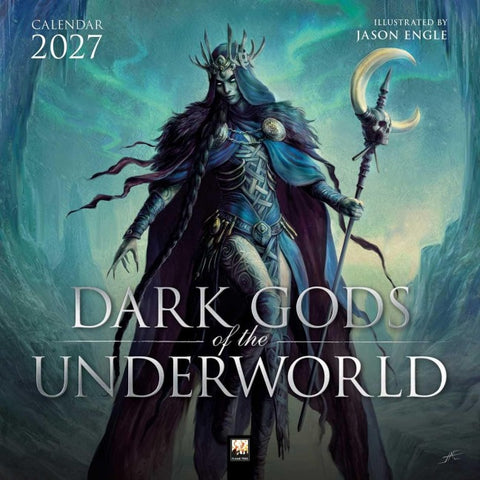 Jason Engle, Dark Gods of the Unterworld – Dunkle Götter der Unterwelt 2027 – Original Flame Tree Publishing-Kalender [Kalender]