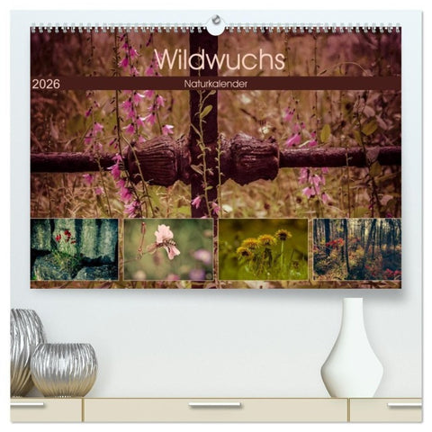 Wildwuchs 2026 (hochwertiger Premium Wandkalender 2026 DIN A2 quer), Kunstdruck in Hochglanz