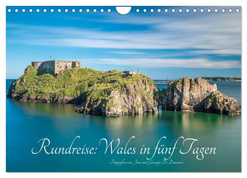 Rundreise: Wales in fünf Tagen (Wandkalender 2027 DIN A4 quer), CALVENDO Monatskalender