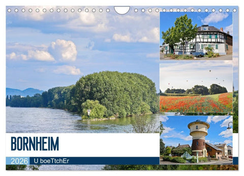 Bornheim (Wandkalender 2026 DIN A4 quer), CALVENDO Monatskalender