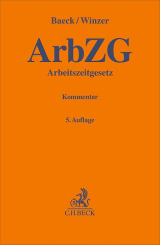 Arbeitszeitgesetz. ArbZG