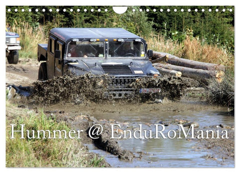 Hummer @ EnduRoMania (Wandkalender 2026 DIN A4 quer), CALVENDO Monatskalender