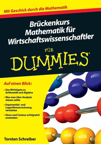 Brückenkurs Mathematik für Wirtschaftswissenschaftler für Dummies