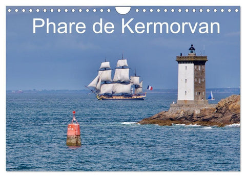 Phare de Kermorvan (Calendrier mural 2027 DIN A4 vertical), CALVENDO calendrier mensuel
