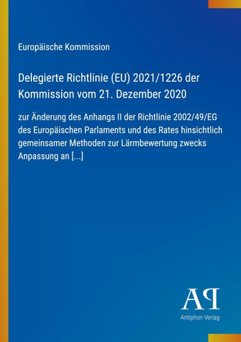 Delegierte Richtlinie (EU) 2021/1226 der Kommission vom 21. Dezember 2020