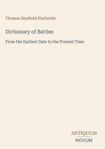 Dictionary of Battles