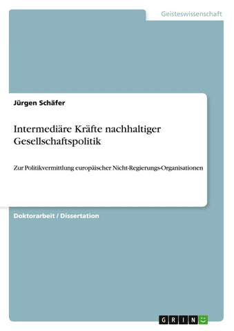 Intermediäre Kräfte nachhaltiger Gesellschaftspolitik