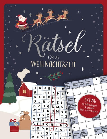 Rätsel für die Weihnachtszeit I Rätselbuch für Erwachsene