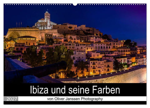 Ibiza und seine Farben (Wandkalender 2027 DIN A2 quer), CALVENDO Monatskalender