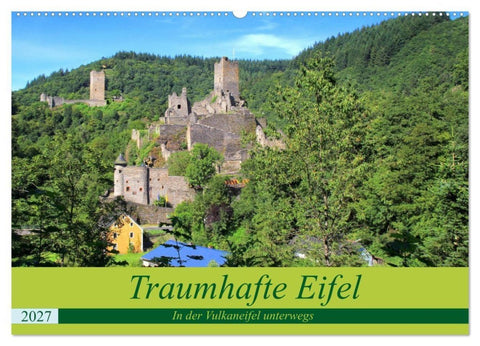 Traumhafte Eifel - In der Vulkaneifel unterwegs (Wandkalender 2027 DIN A2 quer), CALVENDO Monatskalender