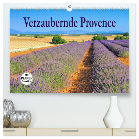 Verzaubernde Provence (hochwertiger Premium Wandkalender 2026 DIN A2 quer), Kunstdruck in Hochglanz