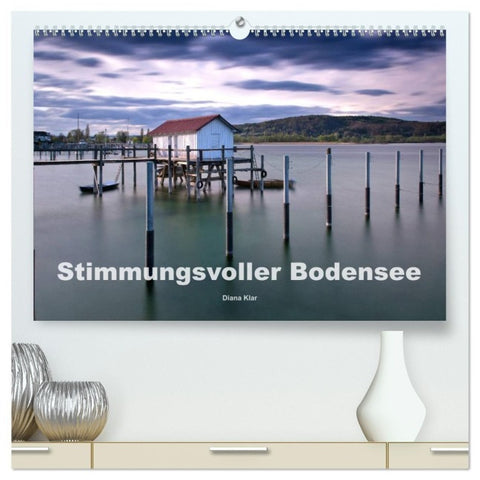 Stimmungsvoller Bodensee (hochwertiger Premium Wandkalender 2027 DIN A2 quer), Kunstdruck in Hochglanz