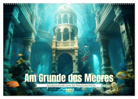 Am Grunde des Meeres (Wandkalender 2027 DIN A2 quer), CALVENDO Monatskalender