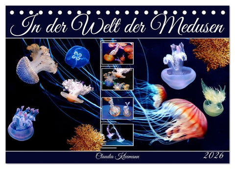 In der Welt der Medusen (Tischkalender 2026 DIN A5 quer), CALVENDO Monatskalender