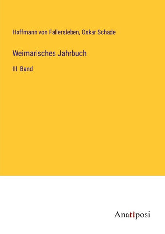 Weimarisches Jahrbuch