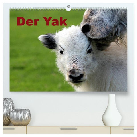 Der Yak (hochwertiger Premium Wandkalender 2027 DIN A2 quer), Kunstdruck in Hochglanz
