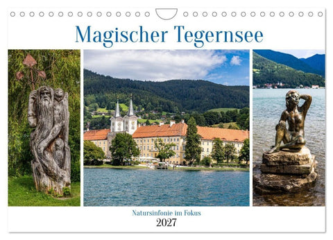 Magischer Tegernsee (Wandkalender 2027 DIN A4 quer), CALVENDO Monatskalender