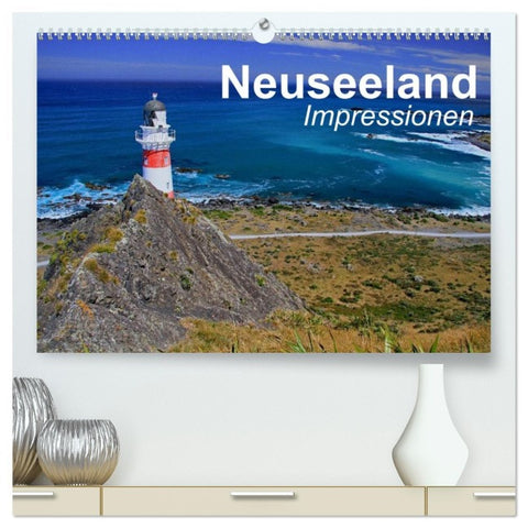 Neuseeland ¿ Impressionen (hochwertiger Premium Wandkalender 2026 DIN A2 quer), Kunstdruck in Hochglanz