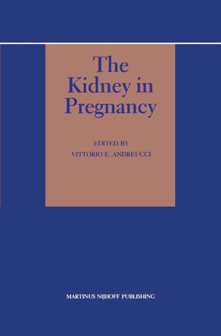 The Kidney in Pregnancy