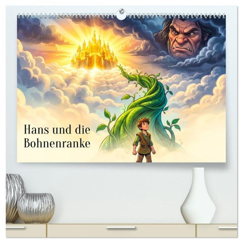 Hans und die Bohnenranke (hochwertiger Premium Wandkalender 2027 DIN A2 quer), Kunstdruck in Hochglanz