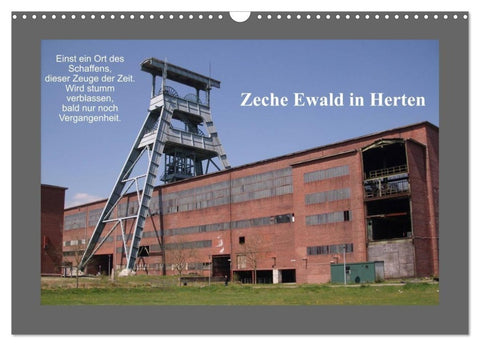 Zeche Ewald in Herten (Wandkalender 2027 DIN A3 quer), CALVENDO Monatskalender