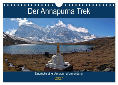 Der Annapurna Trek (Wandkalender 2027 DIN A4 quer), CALVENDO Monatskalender