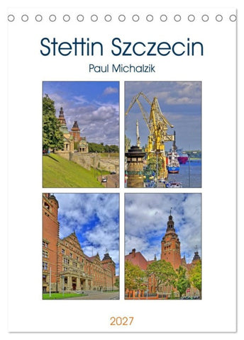 Stettin Szczecin (Tischkalender 2027 DIN A5 hoch), CALVENDO Monatskalender
