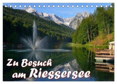 Zu Besuch am Riessersee (Tischkalender 2027 DIN A5 quer), CALVENDO Monatskalender