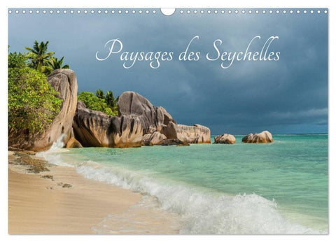 Paysages des Seychelles (Calendrier mural 2026 DIN A3 vertical), CALVENDO calendrier mensuel