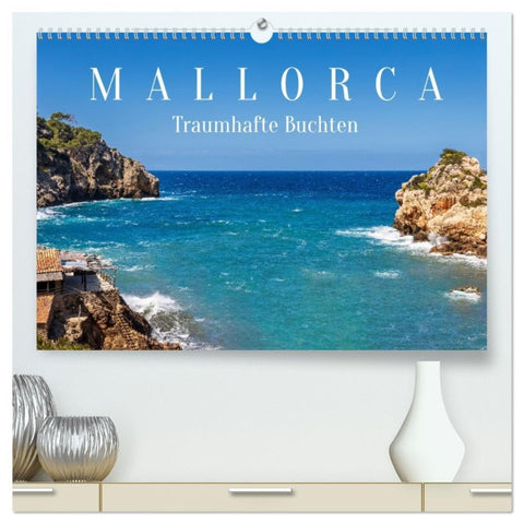 Mallorca - Traumhafte Buchten (hochwertiger Premium Wandkalender 2026 DIN A2 quer), Kunstdruck in Hochglanz