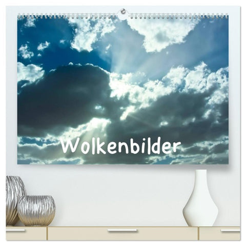 Wolkenbilder (hochwertiger Premium Wandkalender 2026 DIN A2 quer), Kunstdruck in Hochglanz