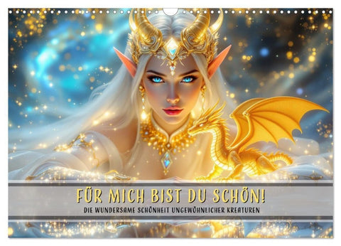 Für mich bist du schön! (Wandkalender 2027 DIN A3 quer), CALVENDO Monatskalender