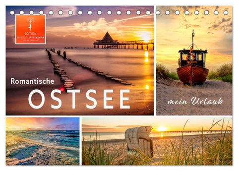 Romantische Ostsee - mein Urlaub (Tischkalender 2027 DIN A5 quer), CALVENDO Monatskalender