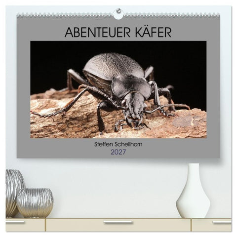 ABENTEUER KÄFER (hochwertiger Premium Wandkalender 2027 DIN A2 quer), Kunstdruck in Hochglanz