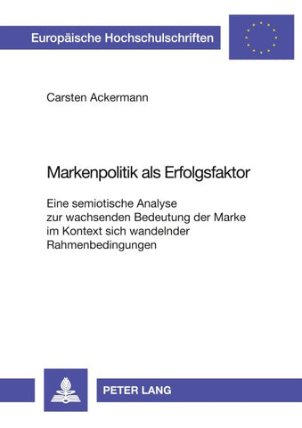 Markenpolitik als Erfolgsfaktor
